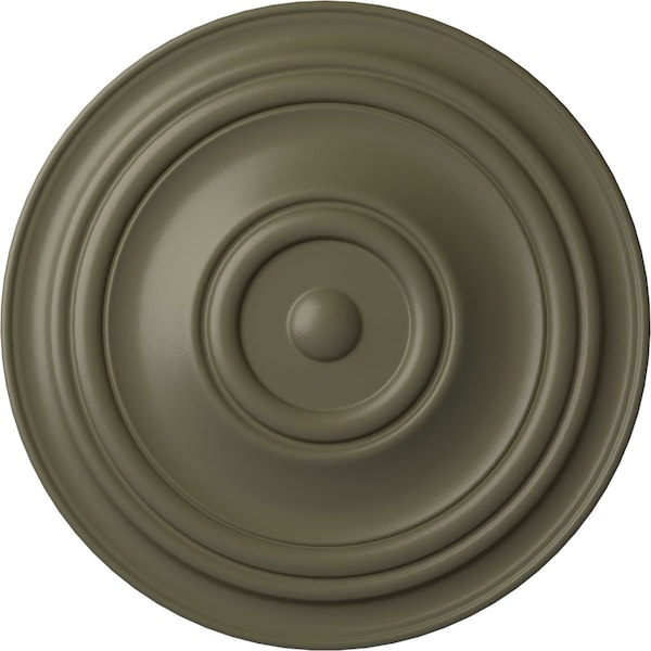 Ekena Millwork Traditional Ceiling Medallion (Fits Canopies up to 8 1/4"), 31 1/2"OD x 2 1/2"P, Spartan Stone CM31TRSSF - main